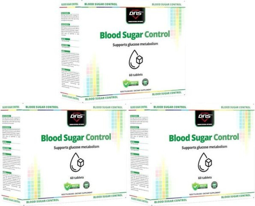 Bilde av 3-pack Blood Sugar Control - 3 x 60 tabs