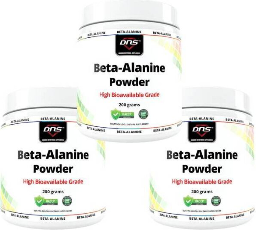 3-pack Beta-Alanin - 3 x 200 gram