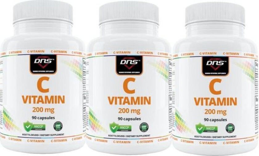 3-pack C-Vitamin 200 mg - 3 x 90 kapsler