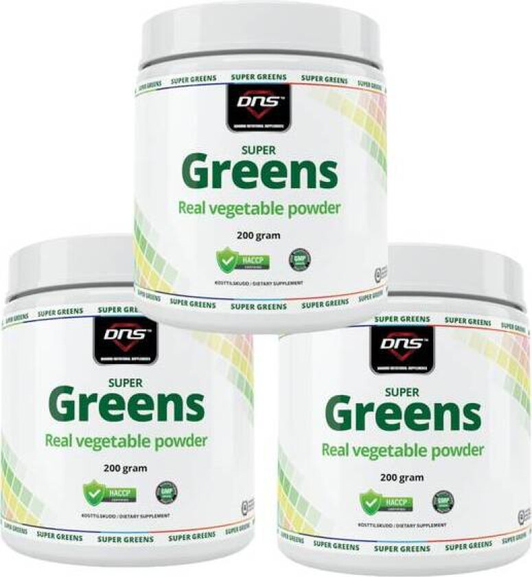 Bilde av 3-pack Super Greens - Optimal Grønnsaksblanding - 3 x 200 gram