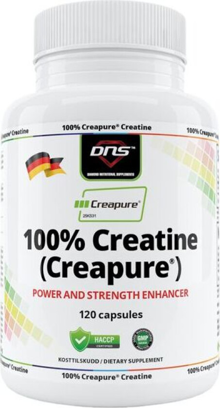 100% Creapure® Creatine - 120 kapsler