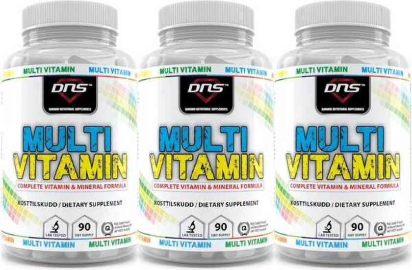 3-Pack Multi-Vitamin - 9 mnd forbruk!