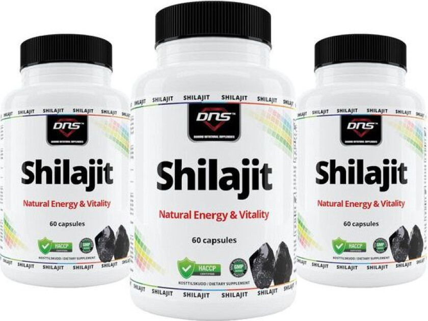 3-pack Shilajit kapsler - 3 x 60 kapsler