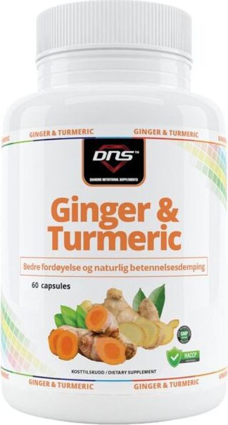 Ginger & Turmeric - Ingefær og Gurkemeie - 60 kapsler