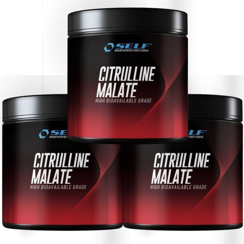 3-Pack L-Citrulline Malate - 3 x 200g