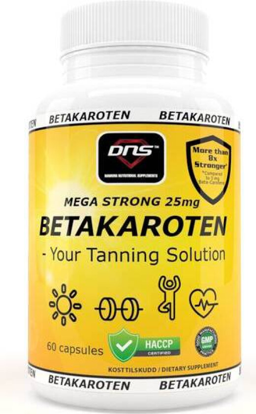Betakaroten Tanning Solution - 60 kapsler