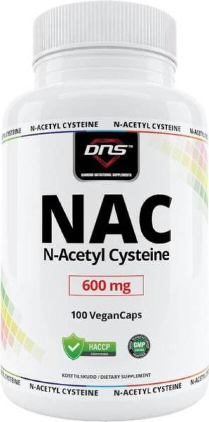 Bilde av NAC N-Acetyl Cysteine 600 mg - 100 kapsler