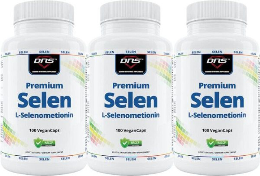 Bilde av 3-pack Premium Selen - L-Selenmetionin - 3 x 100 kapsler