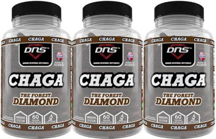 Bilde av 3-Pack 100% Chaga - 3 x 60 kapsler
