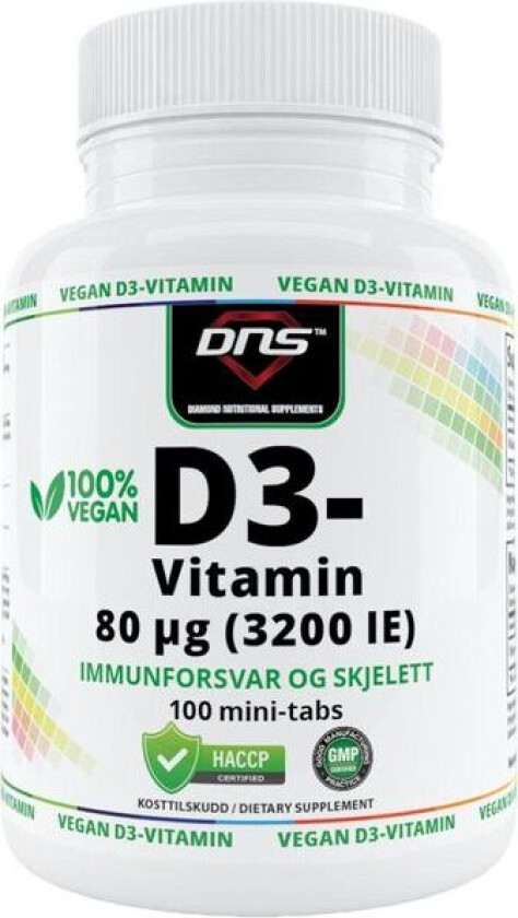 Vegansk Vitamin D3 - 100 tabletter