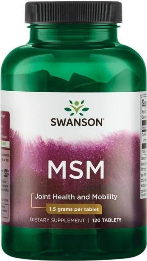 Ultra MSM 1500 mg - 120 tabletter