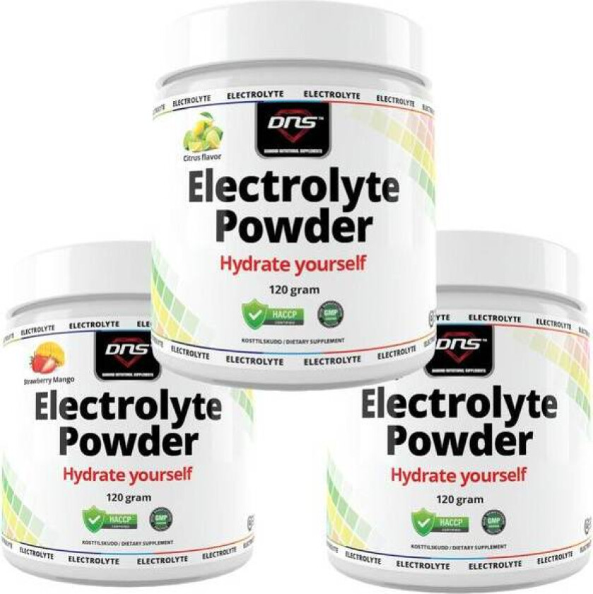 3-pack Electrolyte Powder - 3 x 120 gram