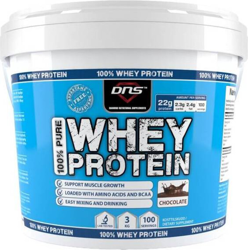100% Pure Whey Protein Sjokolade 3 kg