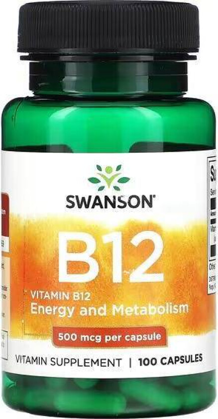Vitamin B12 - 100 kapsler