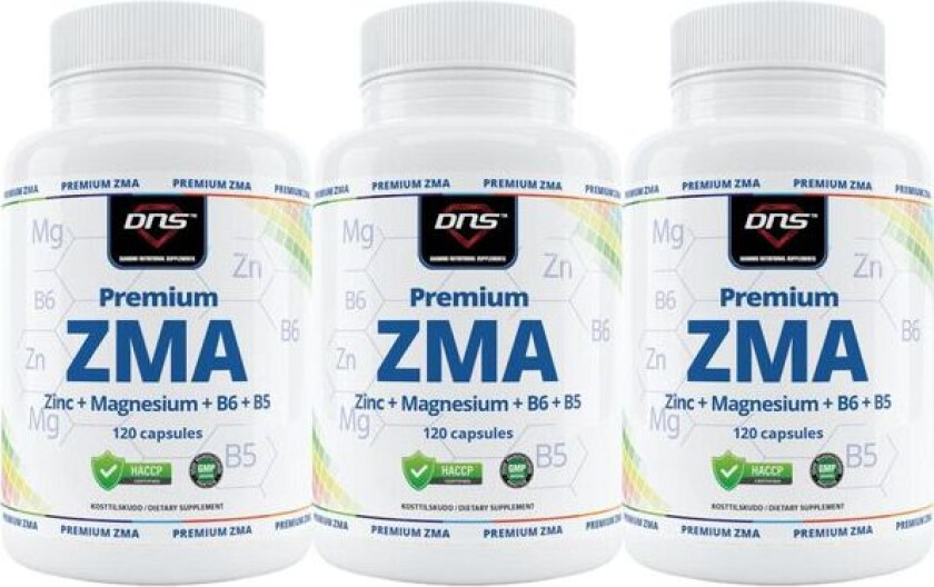 3-pack Premium ZMA - 3 x 120 kapsler