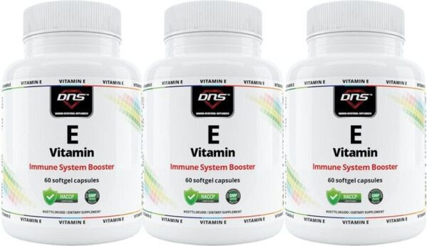 3-pack E-Vitamin 400 IU - 60 softgel kapsler