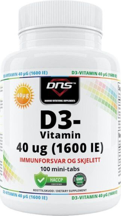 D3-Vitamin 40 µg - 100 tabs