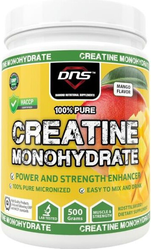 Creatine Monohydrate Mango smak - 500 gram