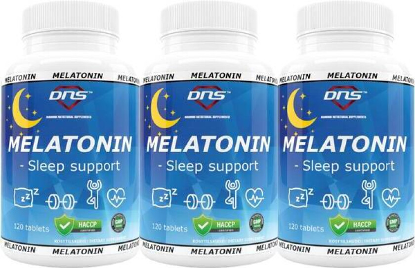 3-Pack Melatonin Sleep Support - 3 x 120 tabs