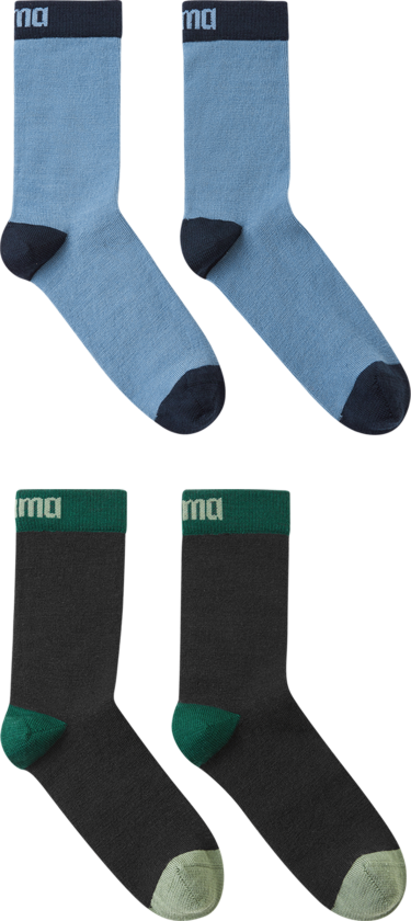 Parit To Pakker Ullsokker Blue Ocean Blue Ocean-19-21 EU Wool Blå 19-21 EU mann