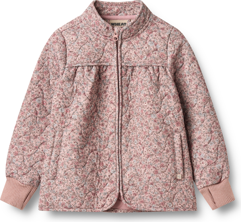 Thilde Termojakke Soft Lavender Flowers Soft Lavender Flowers 98 cm Rosa 98 cm kvinne