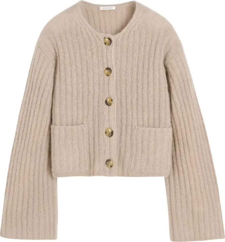 Cierrou Rib cardigan