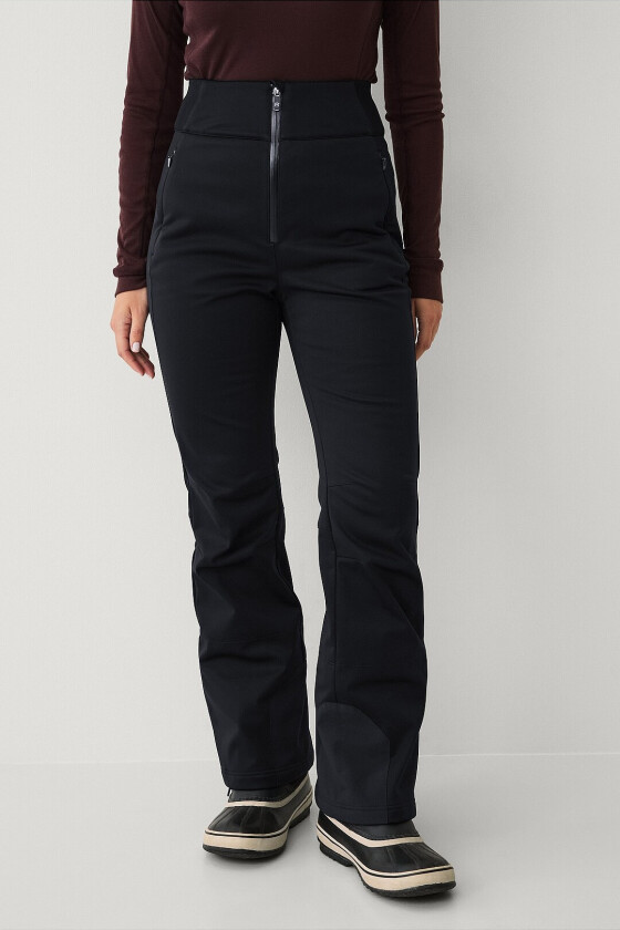 Skibukser Gold Softshell Highwaist Ski P - Svart