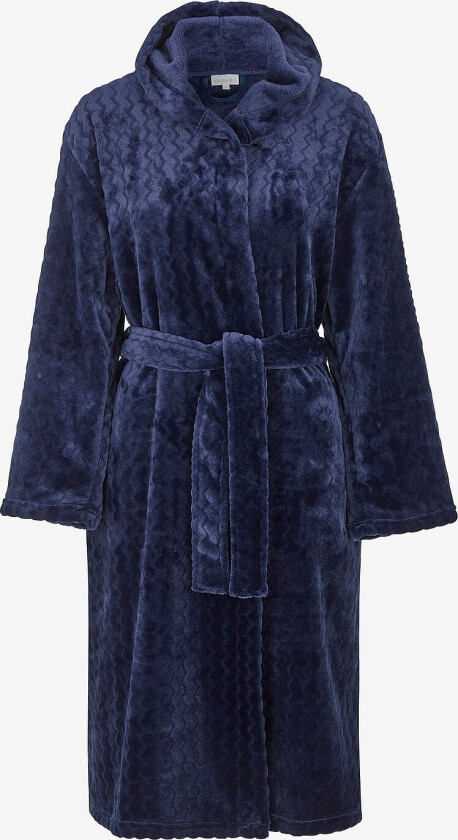 Morgenkåpe Fleece Robe - Blå