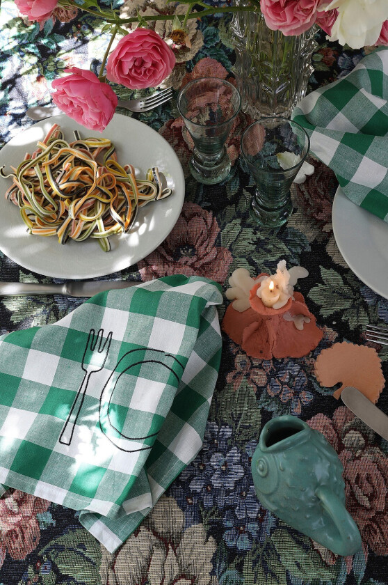 Te Håndkle Plate - Grønn