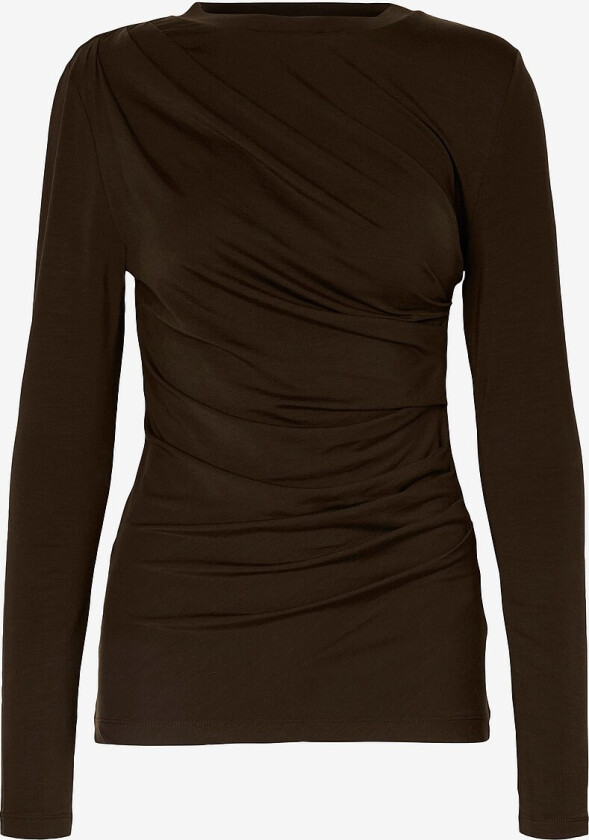 Topp Slfilina LS Top - Brun
