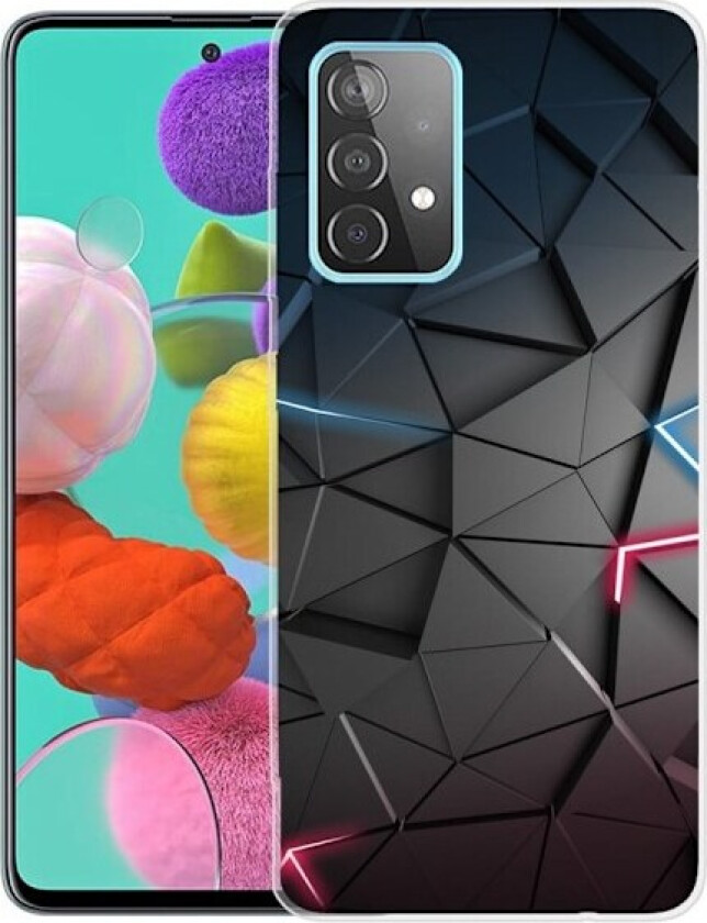 Deco Samsung Galaxy A23 deksel - Svart Trekant