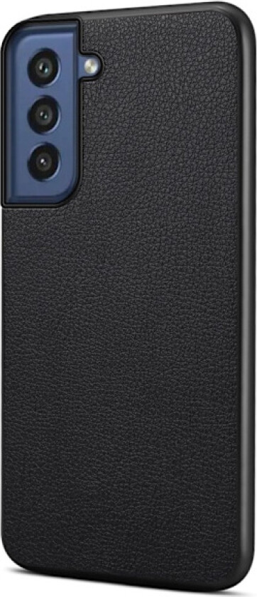 Matt og elegant Samsung Galaxy S21 FE-deksel med struktur - Svart