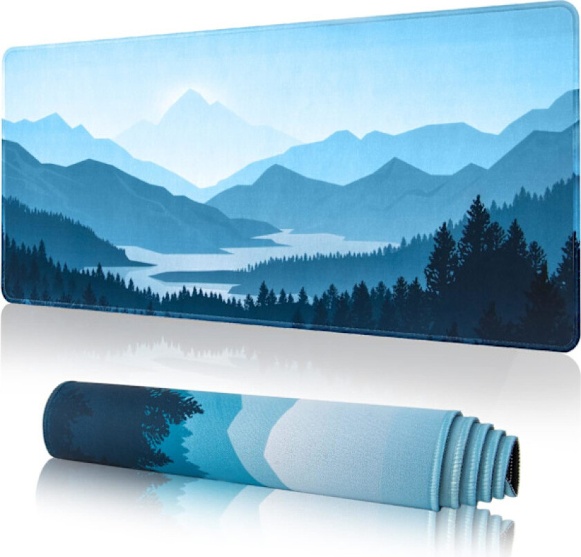 Musematte (800 * 300 * 3 MM) Utvidet Stor Musematte Skrivebordsmatte, Sydde Kanter Musematte, Sklisikker Gummibase, XL Gaming Musematte for Kontor og Hjem