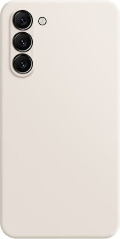 Avfaset gummiert anti-falldeksel for Samsung Galaxy S23 Plus - Beige