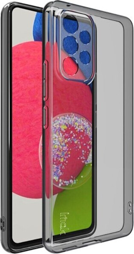 Imak UX-5-deksel for Samsung Galaxy A53 5G - Gjennomsiktig Svart