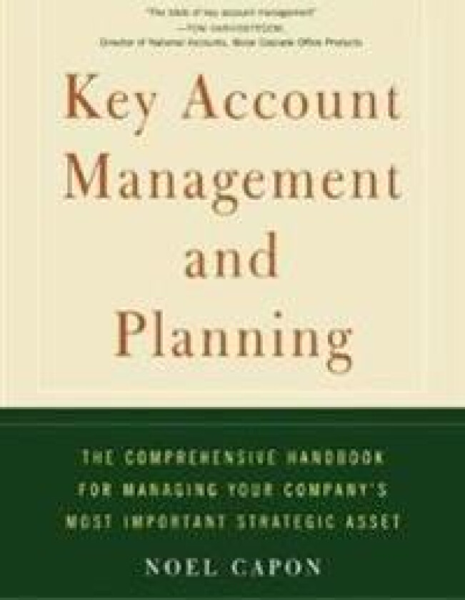 Key Account Management and Planning