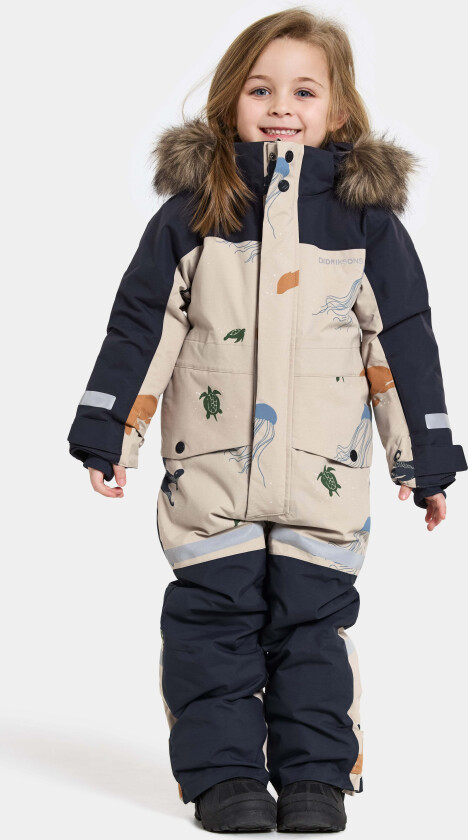 Bjärven Vinterdress, Winter Ocean Multi Reflex, 120 - Vinterdresser - 100% Polyester