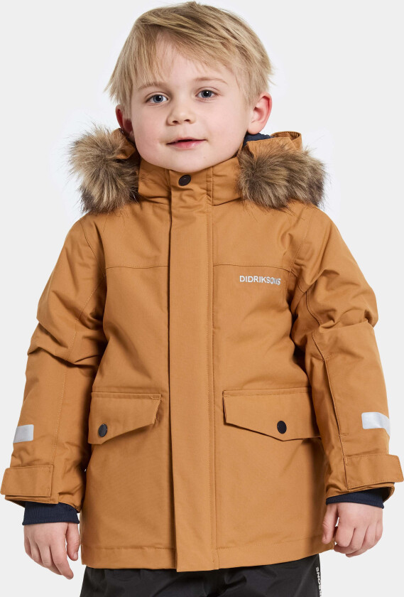 Bjärven Vinterjakke, Almond Tree, 130 - Barnejakker - 100% Polyester