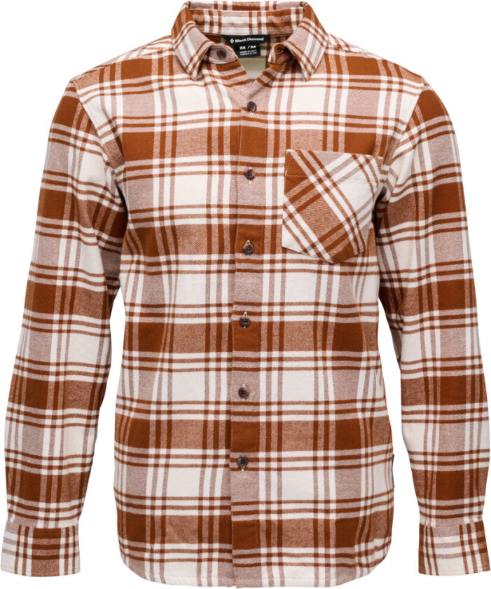 Men's Project Flannel Shirt Clay-off White Plaid