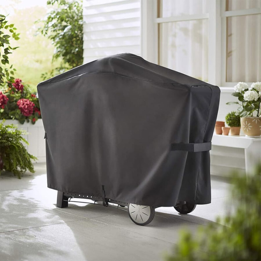 Grilltrekk i oxford-stoff - passer til Weber Q3000 og Q2000