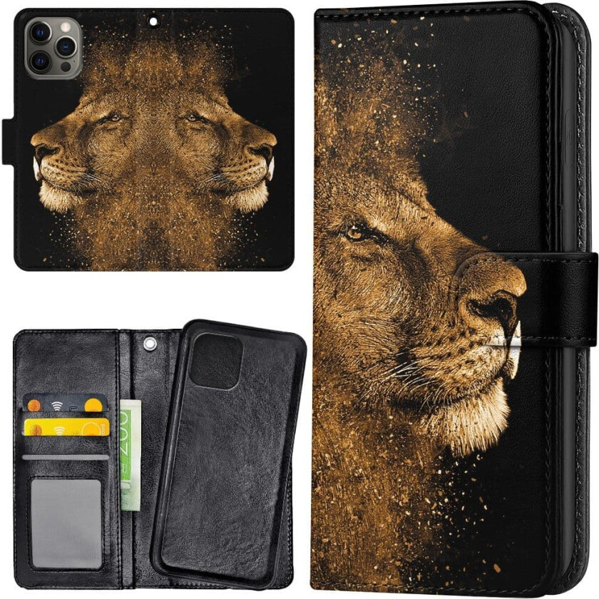 iPhone 16 Pro Max - Lommebok Deksel Lion