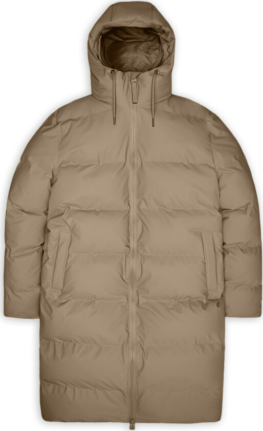 Unisex Alta Long Puffer Jacket Beige