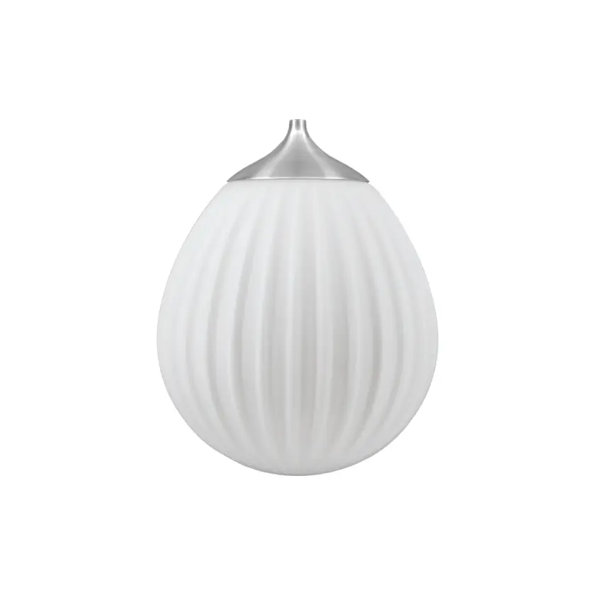 Around World lampeskjerm Ø21 cm White/brushed steel