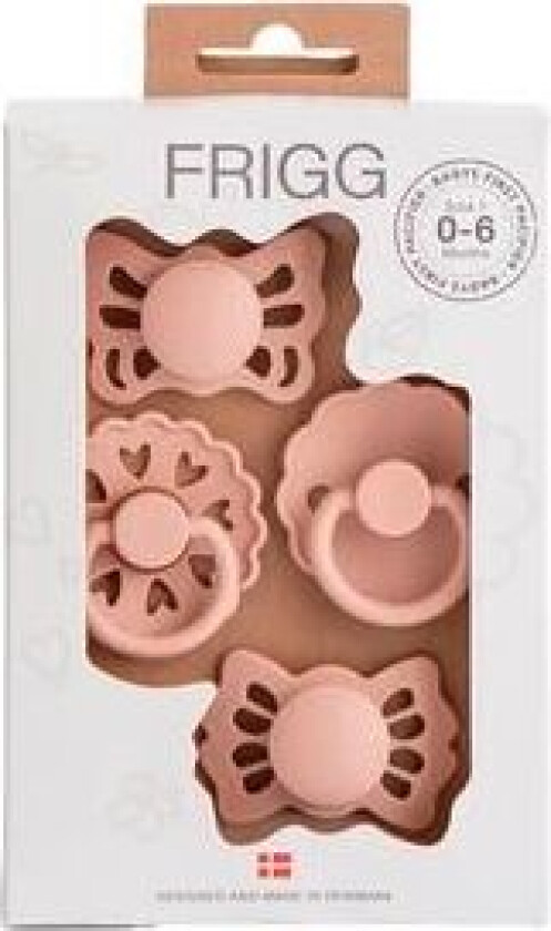 Baby's First Startpakke smokker - Floral Heart Blush - 4 stk.