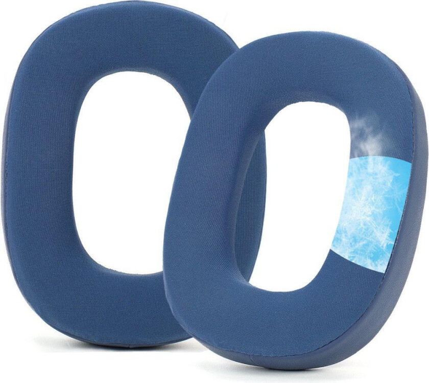 INF 2 stk Erstatning kjølegel øreputer Kompatibel med Bowers & Wilkins PX8 PX7 S2 Hodetelefoner Blå