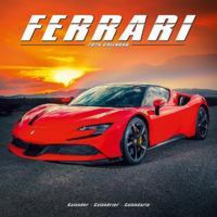 Ferrari Calendar 2026 Square Car Wall Calendar - 16 Month