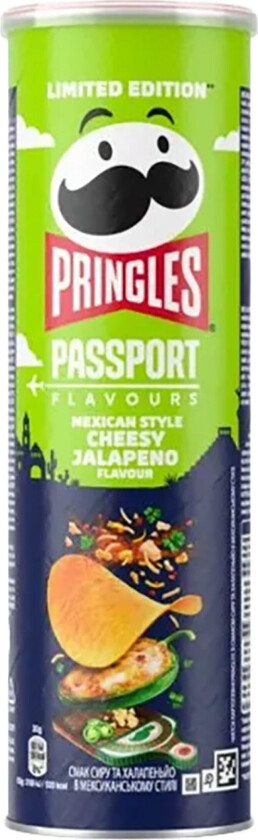 Bilde av Pringles Mexican Style Cheesy Jalapeño - 165 gram