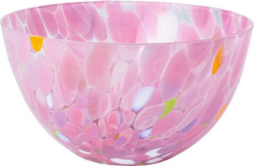 Swirl skål 11 cm rosa