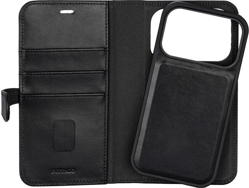 Buffalo-lommebok (iPhone 17 Pro) - Svart
