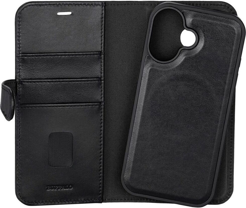 Buffalo-lommebok (iPhone 17) - Svart